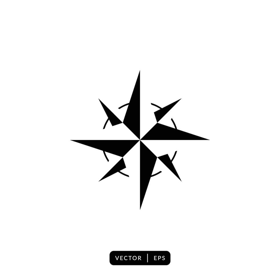 Compass Icon Vector - Sign or Symbol