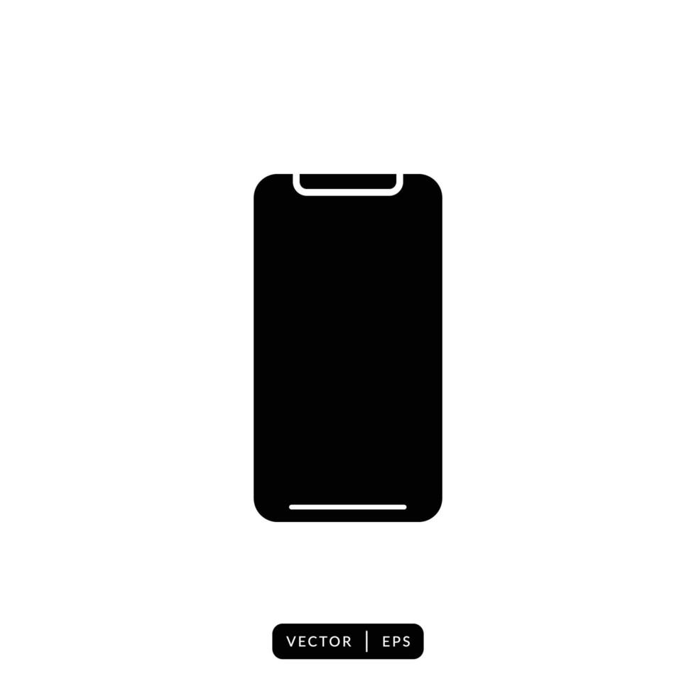 Mobile Phone Icon Vector - Sign or Symbol