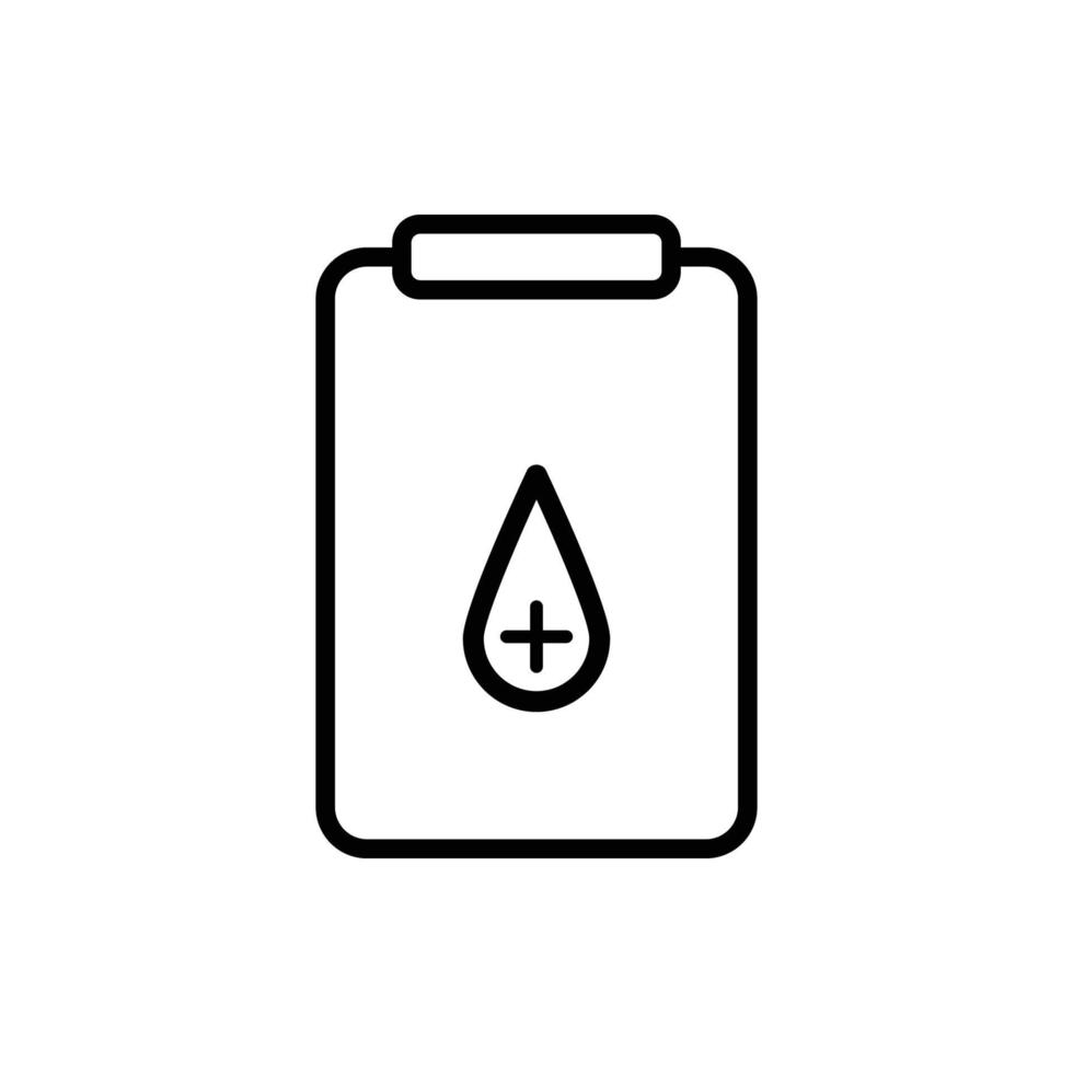 Medical Record Icon Vector - Sign or Symbol