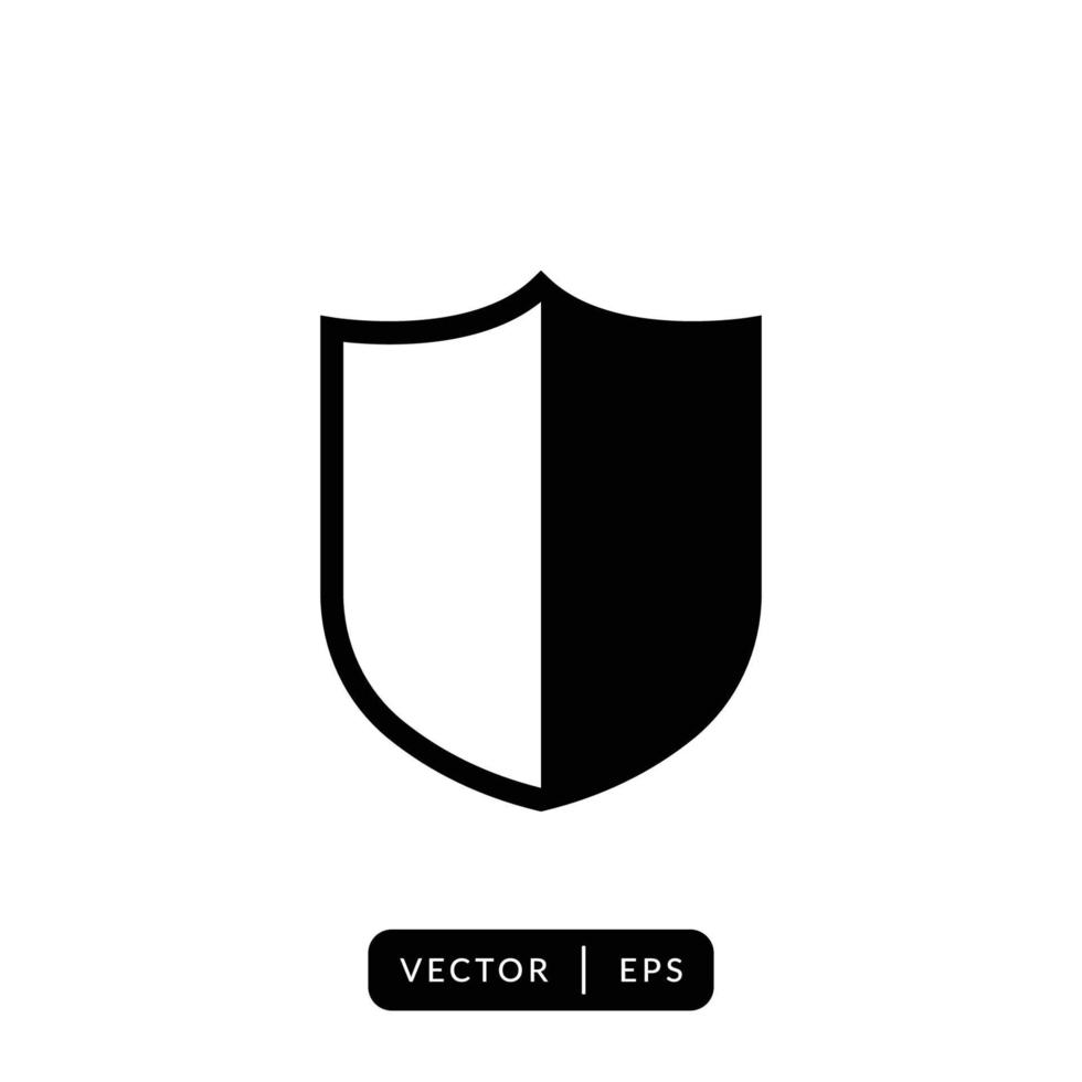 Shield Icon Vector - Sign or Symbol