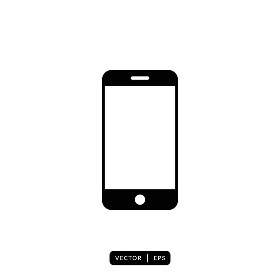 Mobile Phone Icon Vector - Sign or Symbol