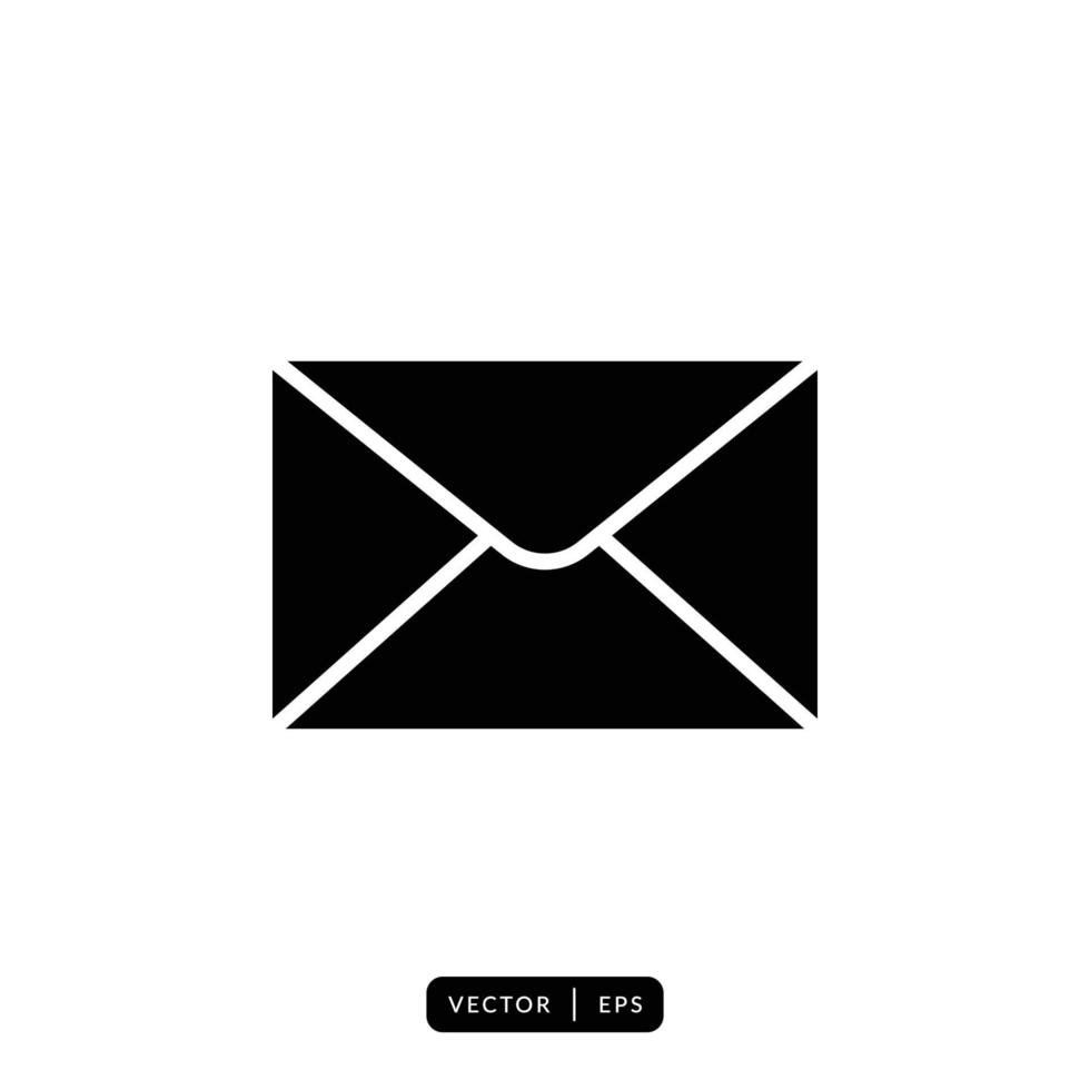 Envelope Icon Vector - Sign or Symbol