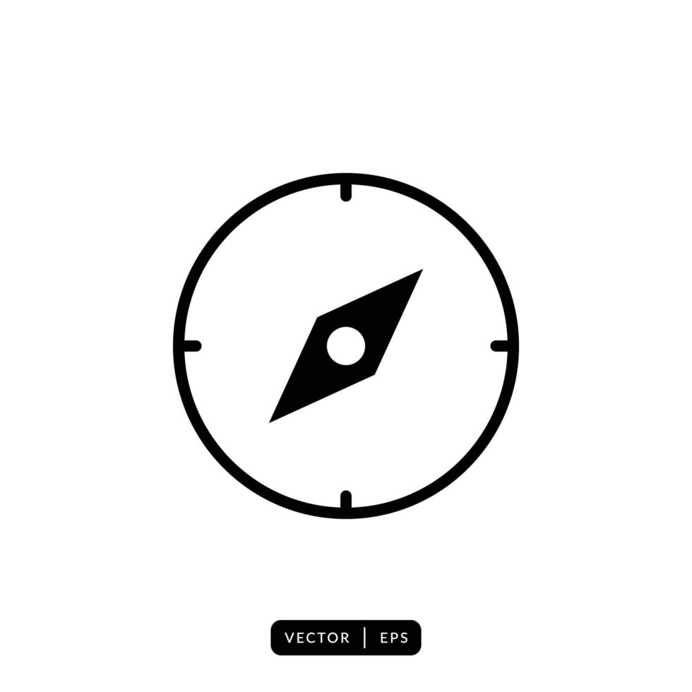 Compass Icon Vector - Sign or Symbol