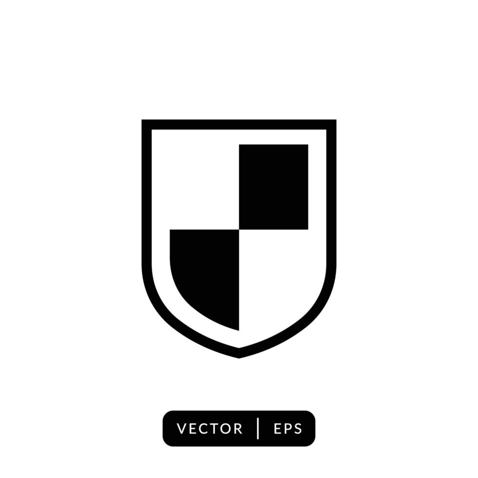 Shield Icon Vector - Sign or Symbol