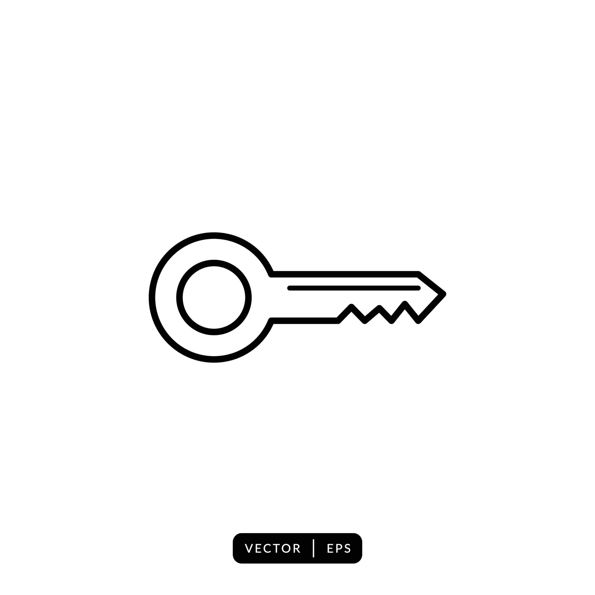 Key Icon Vector Sign or Symbol 6082189 Vector Art at Vecteezy