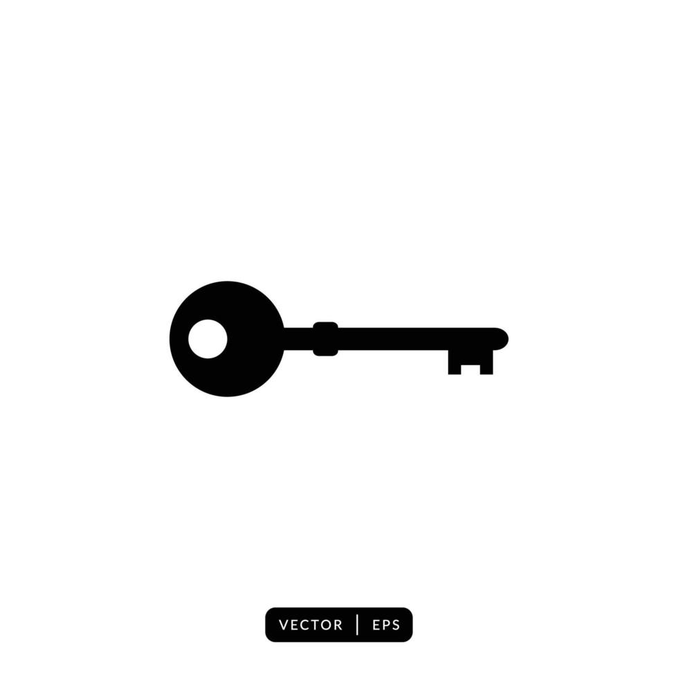 Key Icon Vector - Sign or Symbol