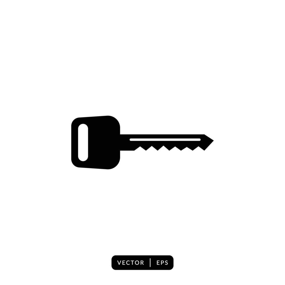 Key Icon Vector - Sign or Symbol