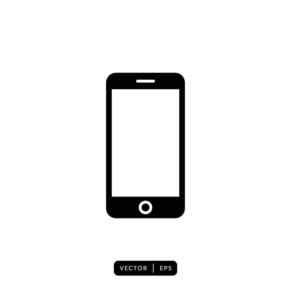 Mobile Phone Icon Vector - Sign or Symbol