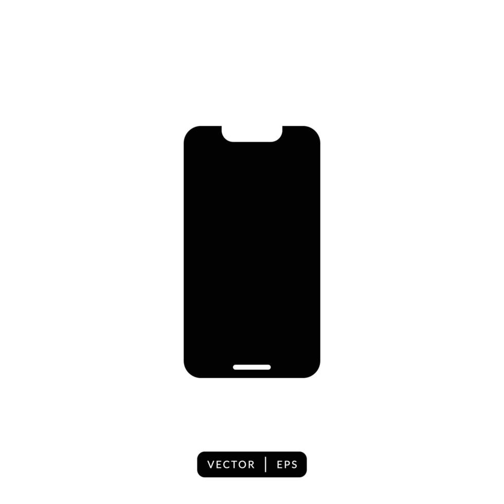 Mobile Phone Icon Vector - Sign or Symbol