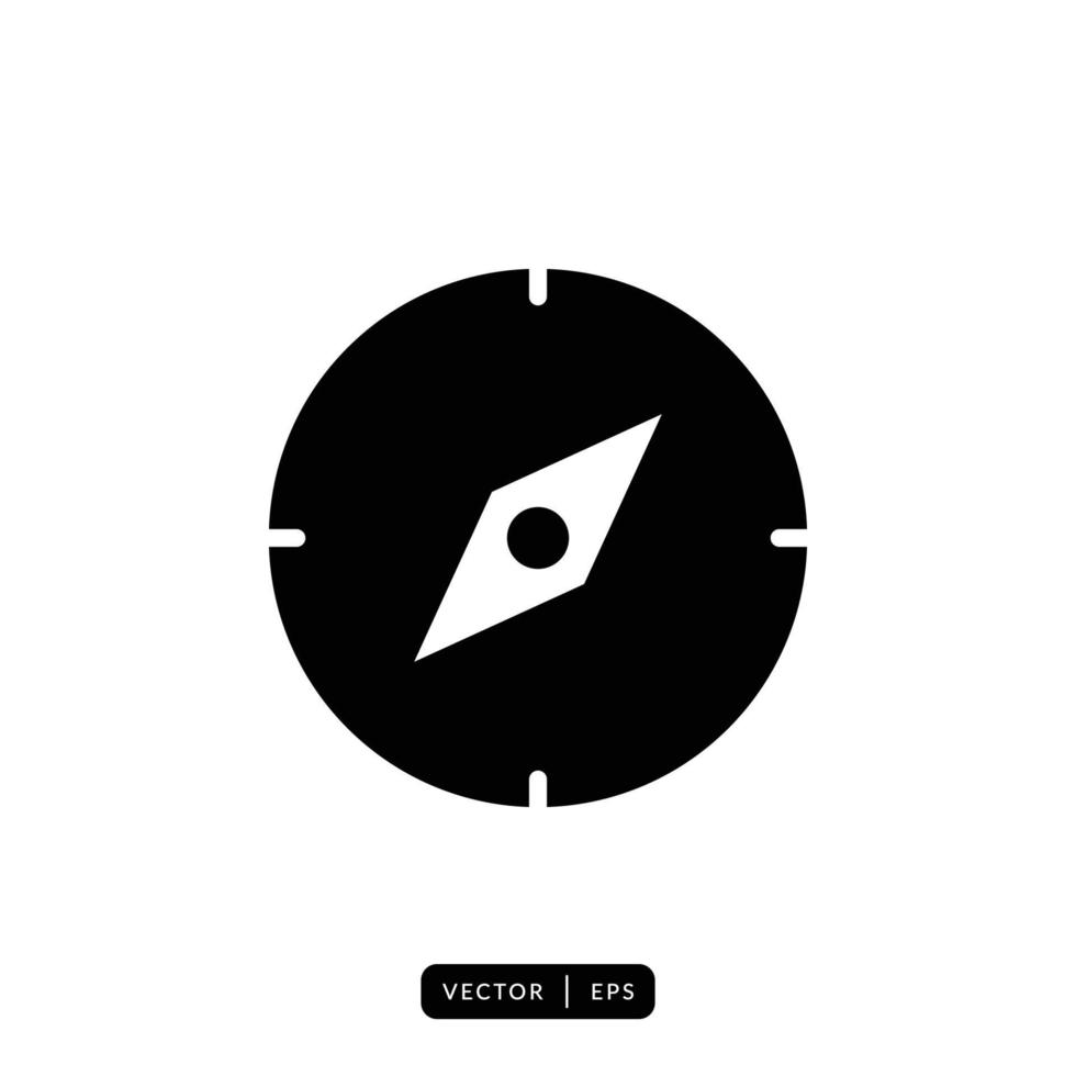 Compass Icon Vector - Sign or Symbol