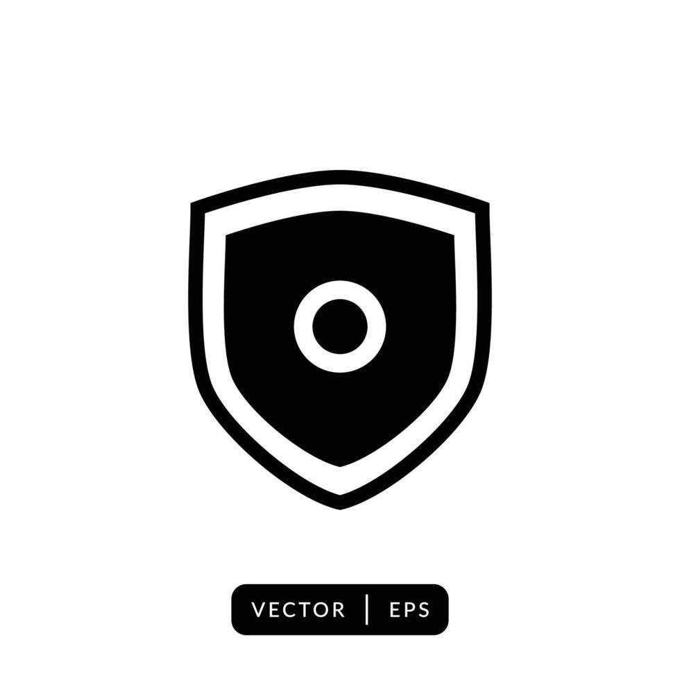 Shield Icon Vector - Sign or Symbol