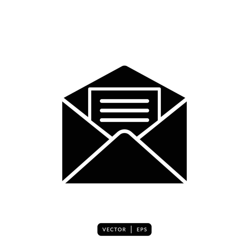 Envelope Icon Vector - Sign or Symbol