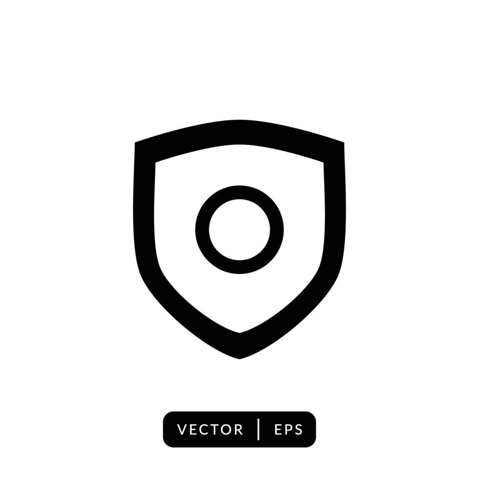 Shield Icon Vector - Sign or Symbol