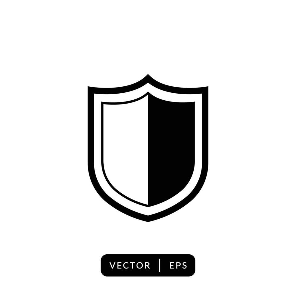 Shield Icon Vector - Sign or Symbol