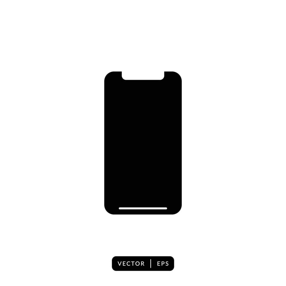 Mobile Phone Icon Vector - Sign or Symbol