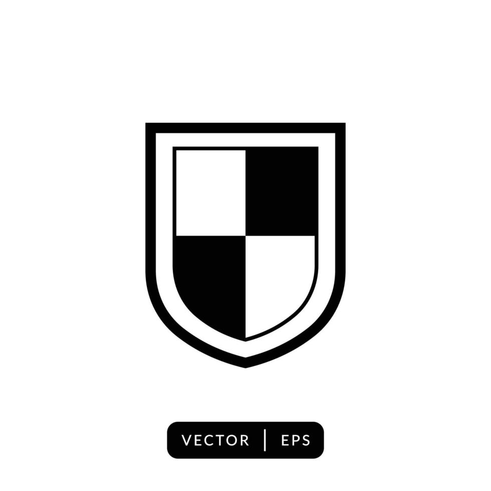 Shield Icon Vector - Sign or Symbol