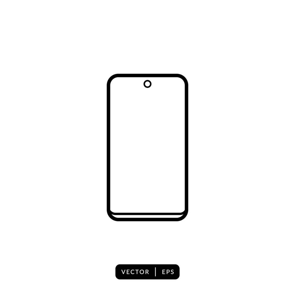 Mobile Phone Icon Vector - Sign or Symbol