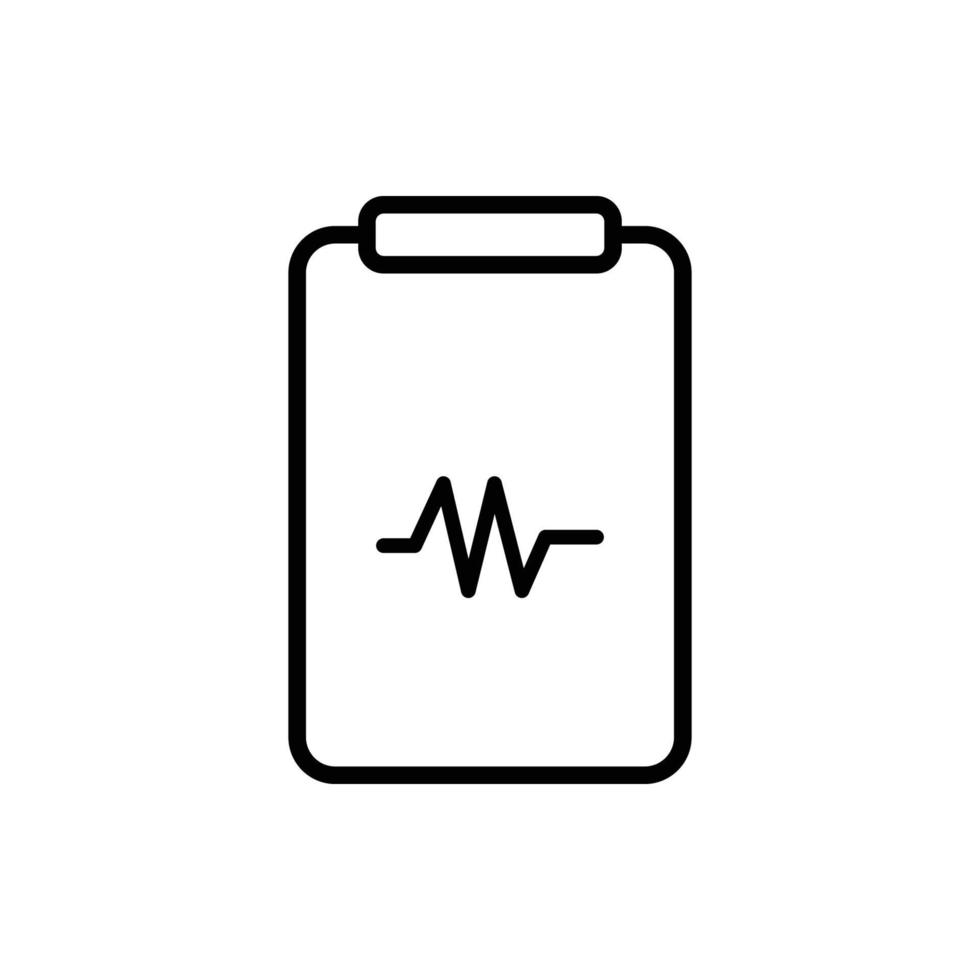 Medical Record Icon Vector - Sign or Symbol