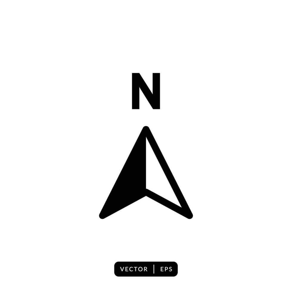 Compass Icon Vector - Sign or Symbol