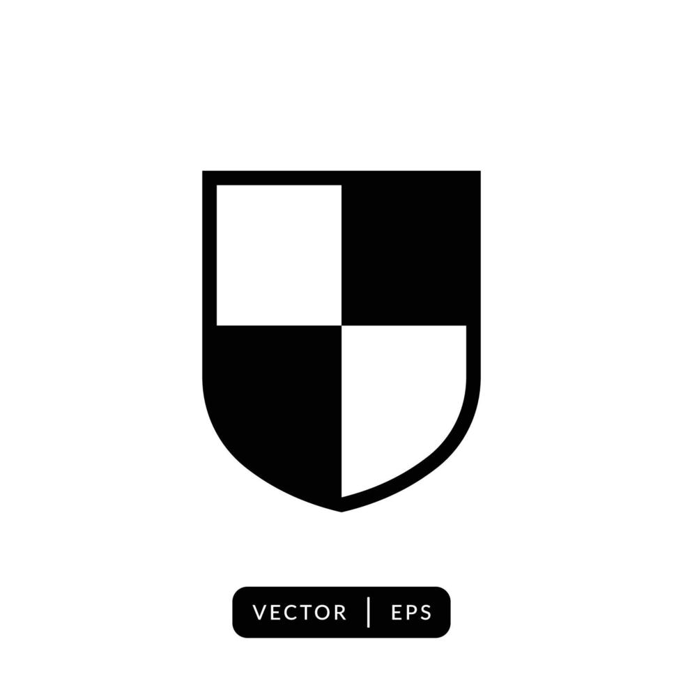 Shield Icon Vector - Sign or Symbol