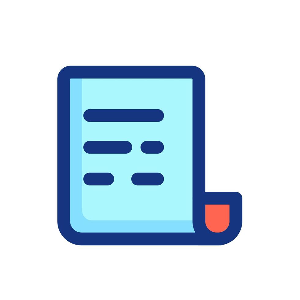 Document icon vector