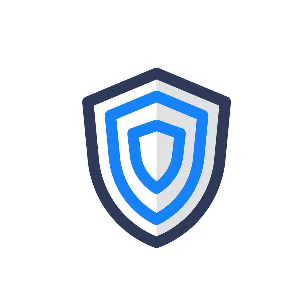 shield protection icon vector