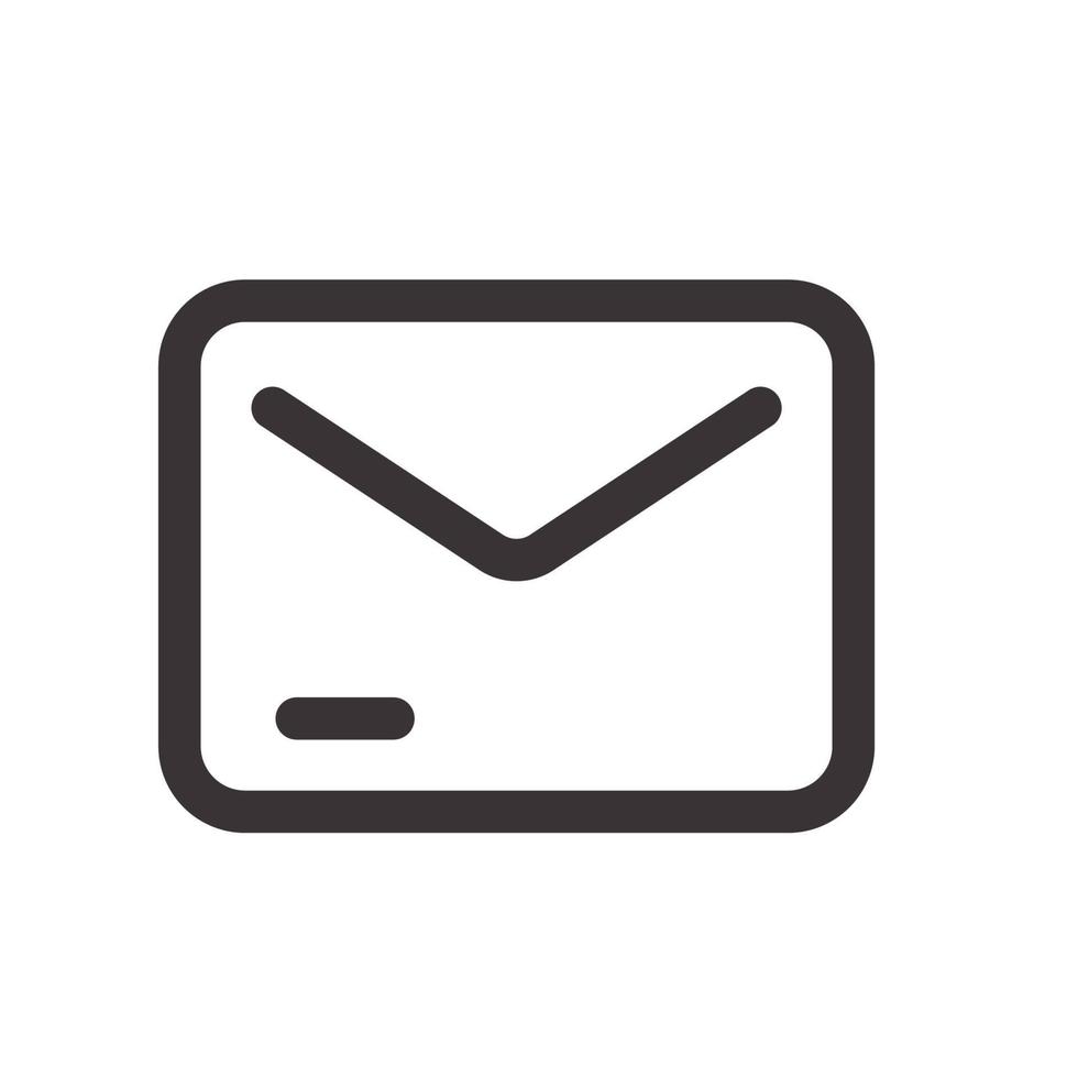 Direct Message Interface Icon vector