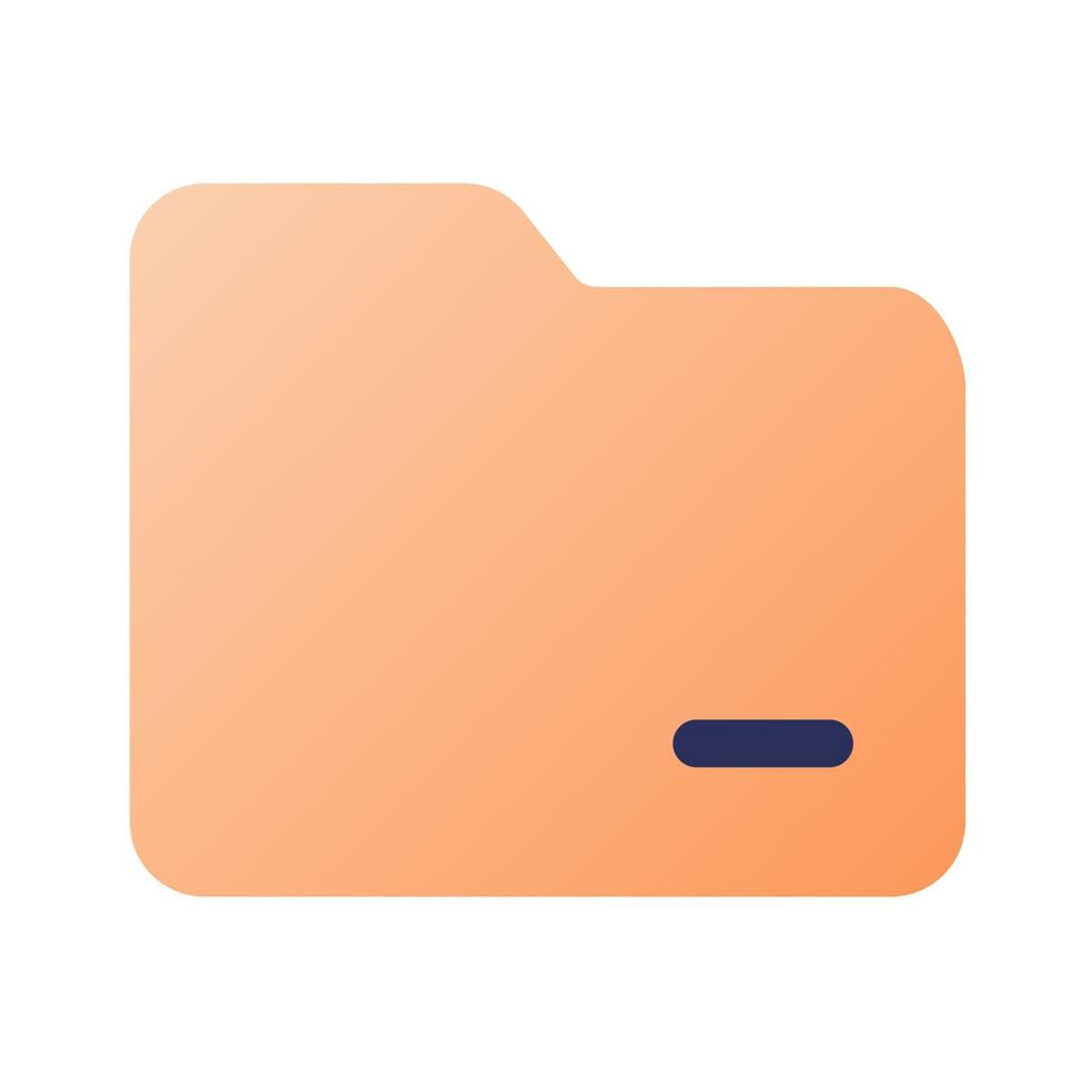 Document Folder icon vector