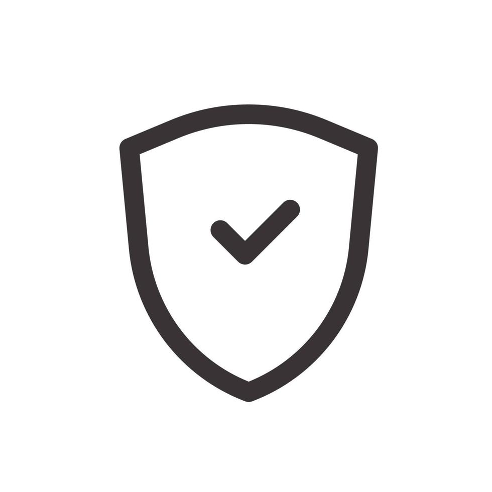 protection shield Icon Vector