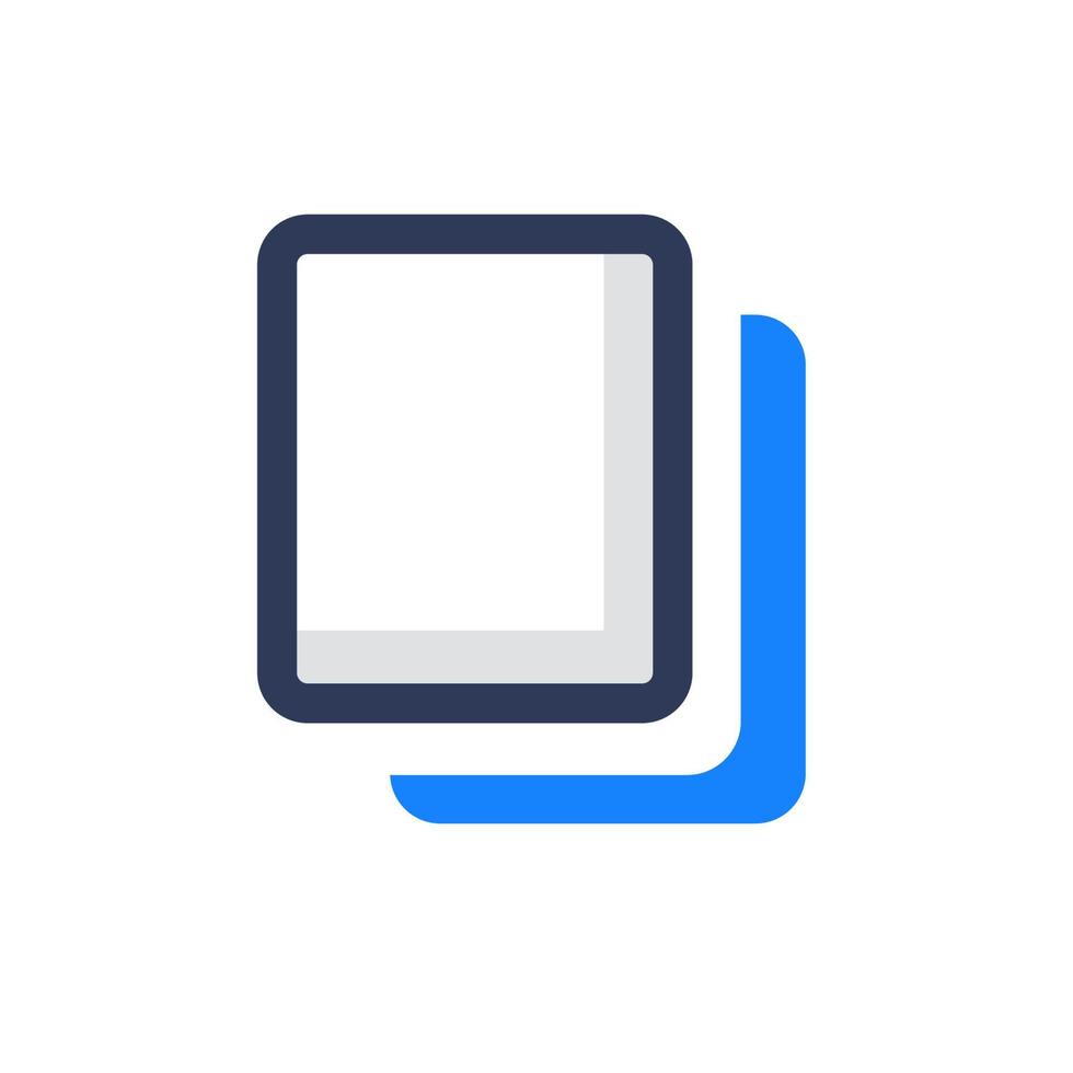 Copy Icon for Document vector