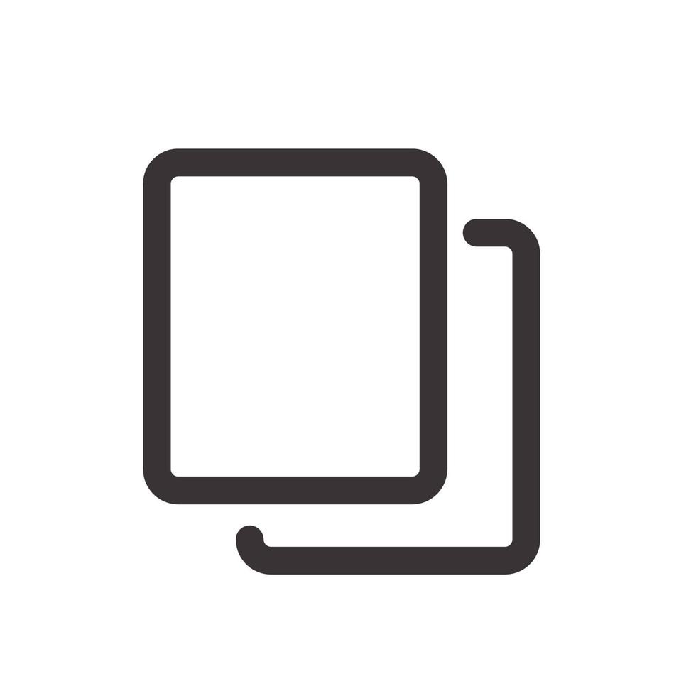 Copy icon for Document vector