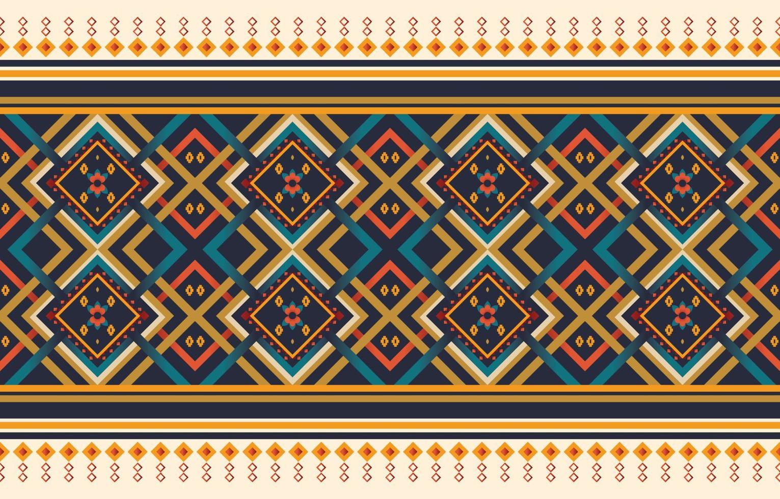 Beautiful Ethnic Aztec abstract Seamless pattern in tribal, folk embroidery, chevron art design. geometric art ornament print.Design for carpet, wallpaper, clothing, wrapping, fabric, cover vector