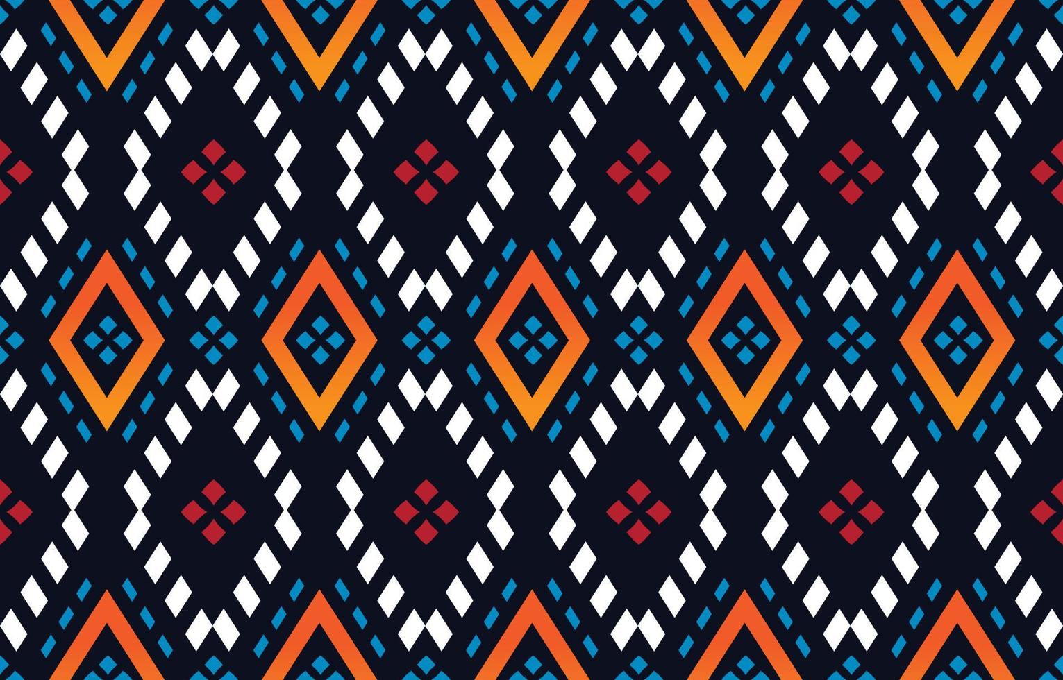 Beautiful Ethnic Aztec abstract Seamless pattern in tribal, folk embroidery, chevron art design. geometric art ornament print.Design for carpet, wallpaper, clothing, wrapping, fabric, cover vector