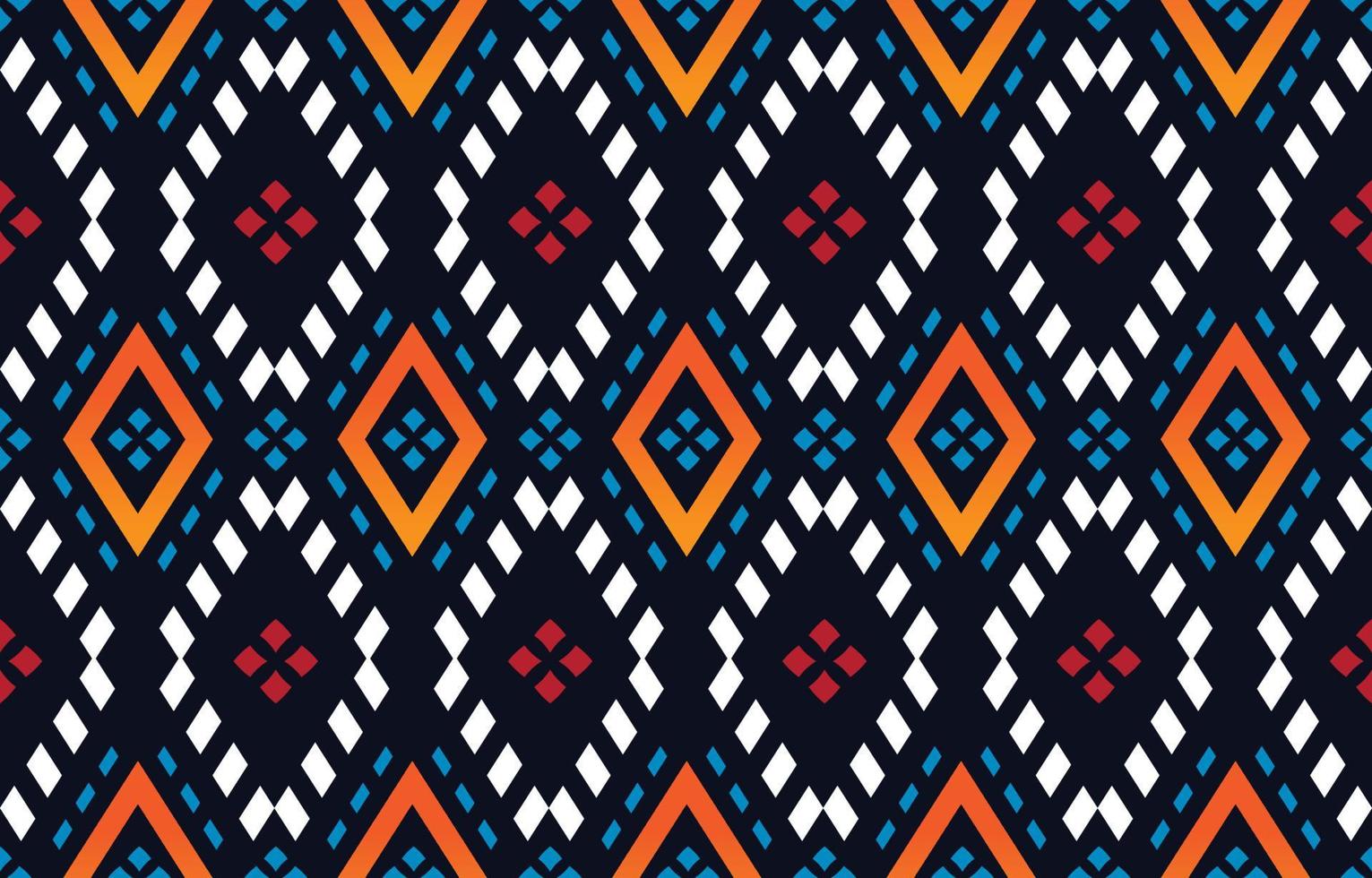 hermoso patrón abstracto étnico azteca sin costuras en bordado tribal, folclórico, diseño de arte chevron. estampado de adornos de arte geométrico.diseño para alfombras, papel tapiz, ropa, envoltura, tela, cubierta vector