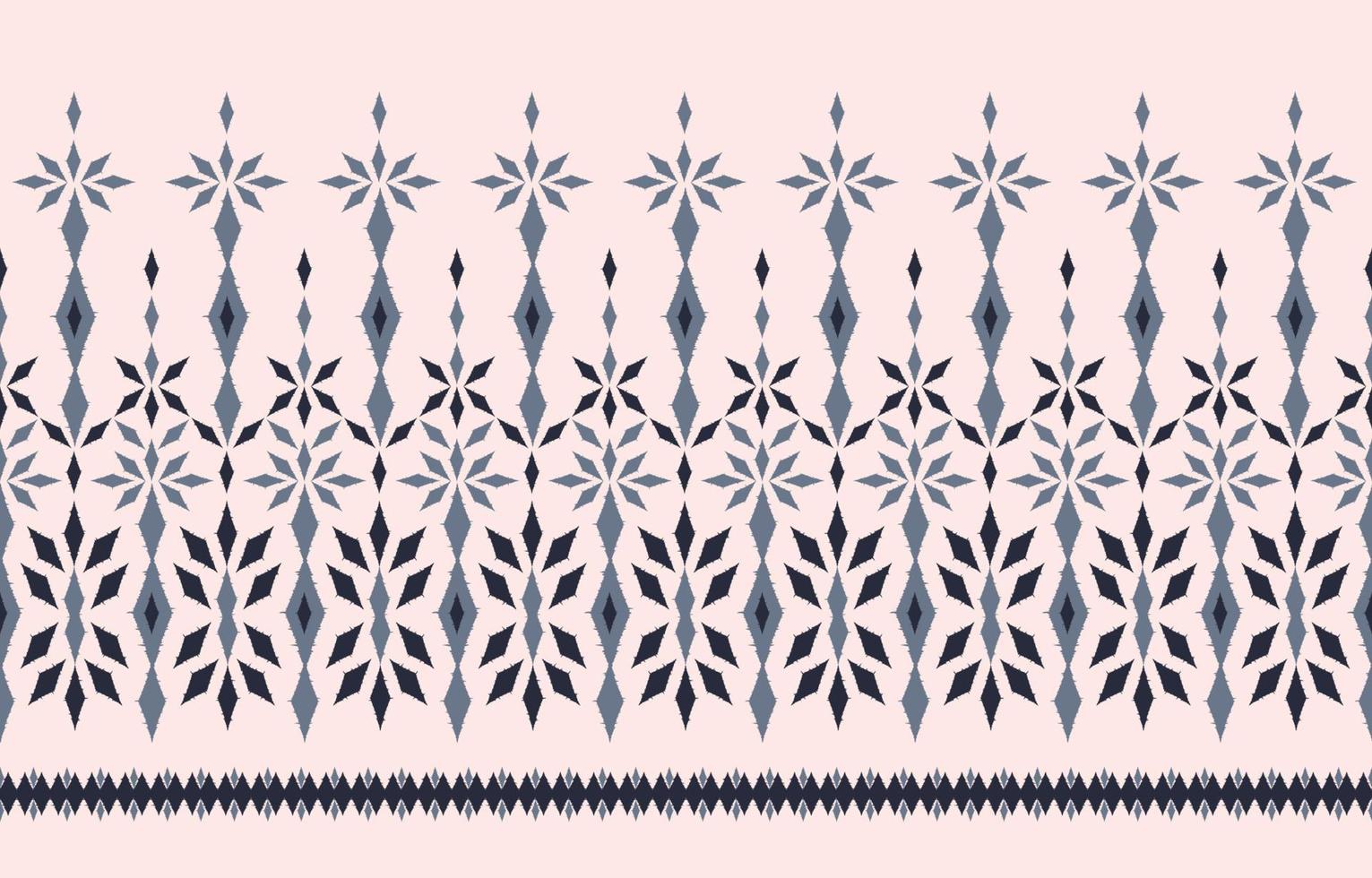 Beautiful Ethnic abstract ikat art. Seamless pattern chevron in tribal, folk embroidery rhombus, and Mexican style. Aztec geometric art ornament print. Design for carpet, wallpaper, wrapping vector