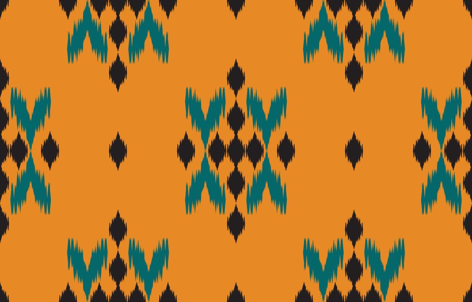 arte abstracto étnico ikat. patrón de chevron sin costuras en estilo tribal, bordado popular y mexicano. estampado de adornos de arte geométrico azteca. diseño para moqueta, papel pintado, ropa, envoltura, tela, cubierta. vector