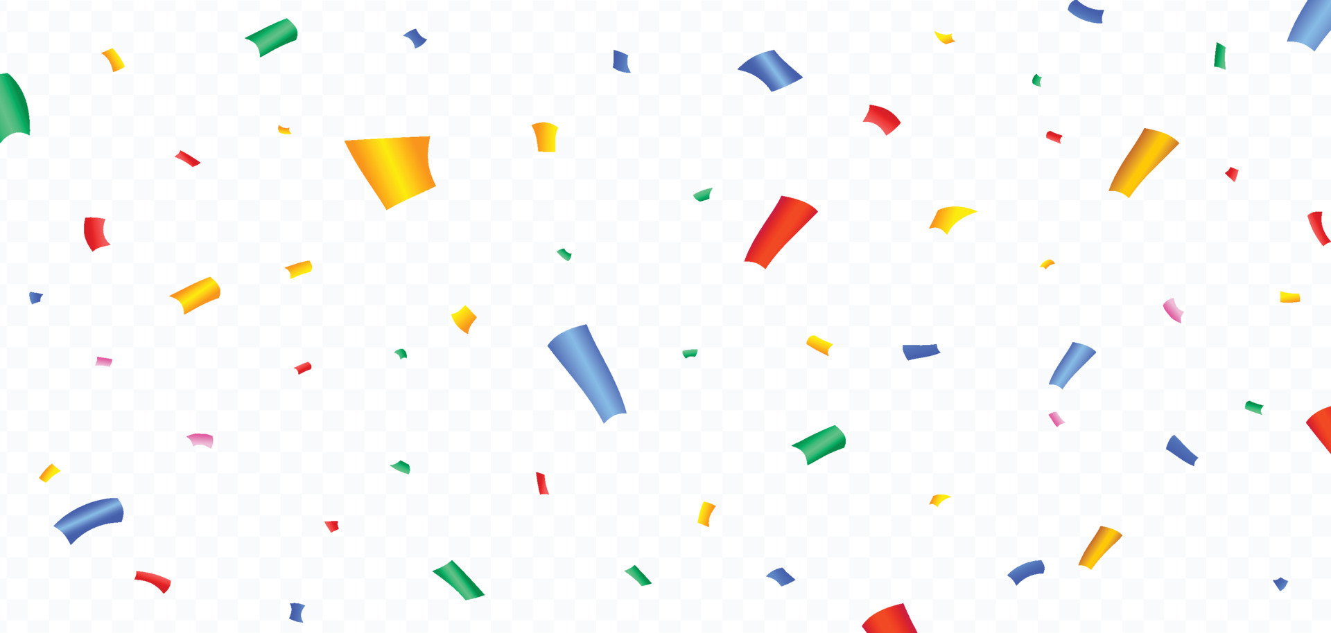 Confetti for carnival background party elements Vector Image