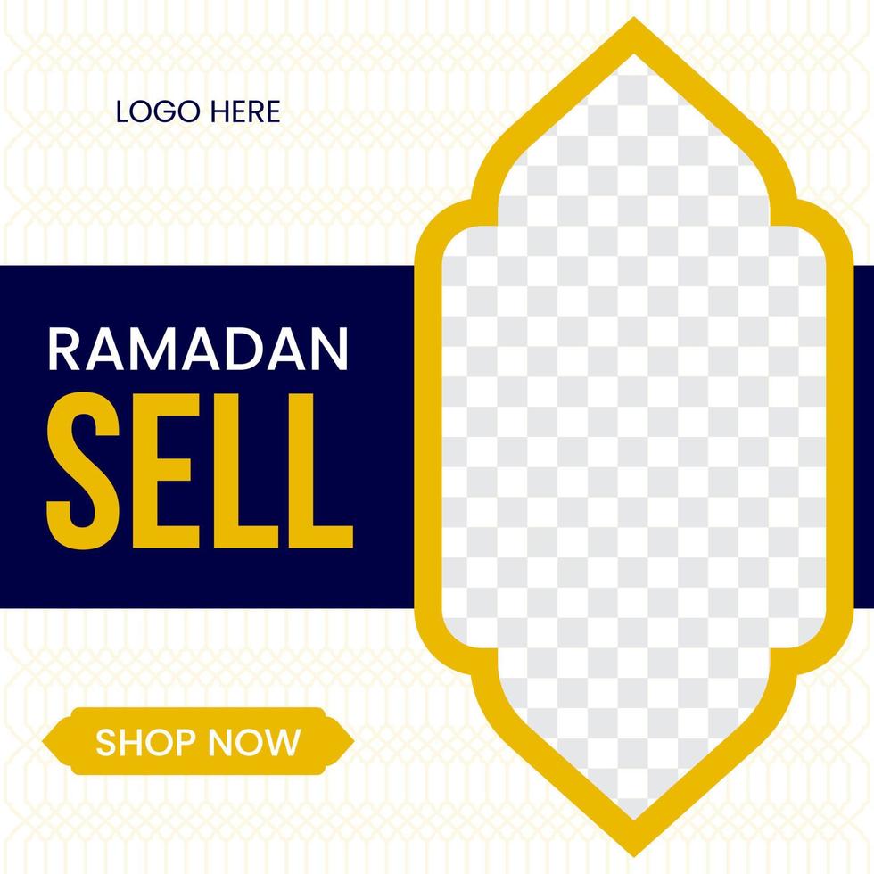 PrintRamadan Sell Post Design vector