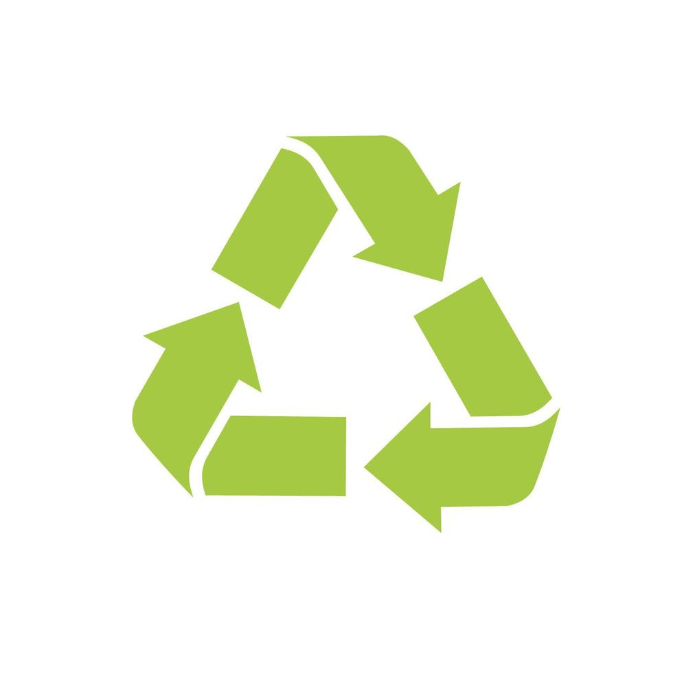 Recycle icon. Recycle Recycling symbol. Vector illustration. Isolated on white background.