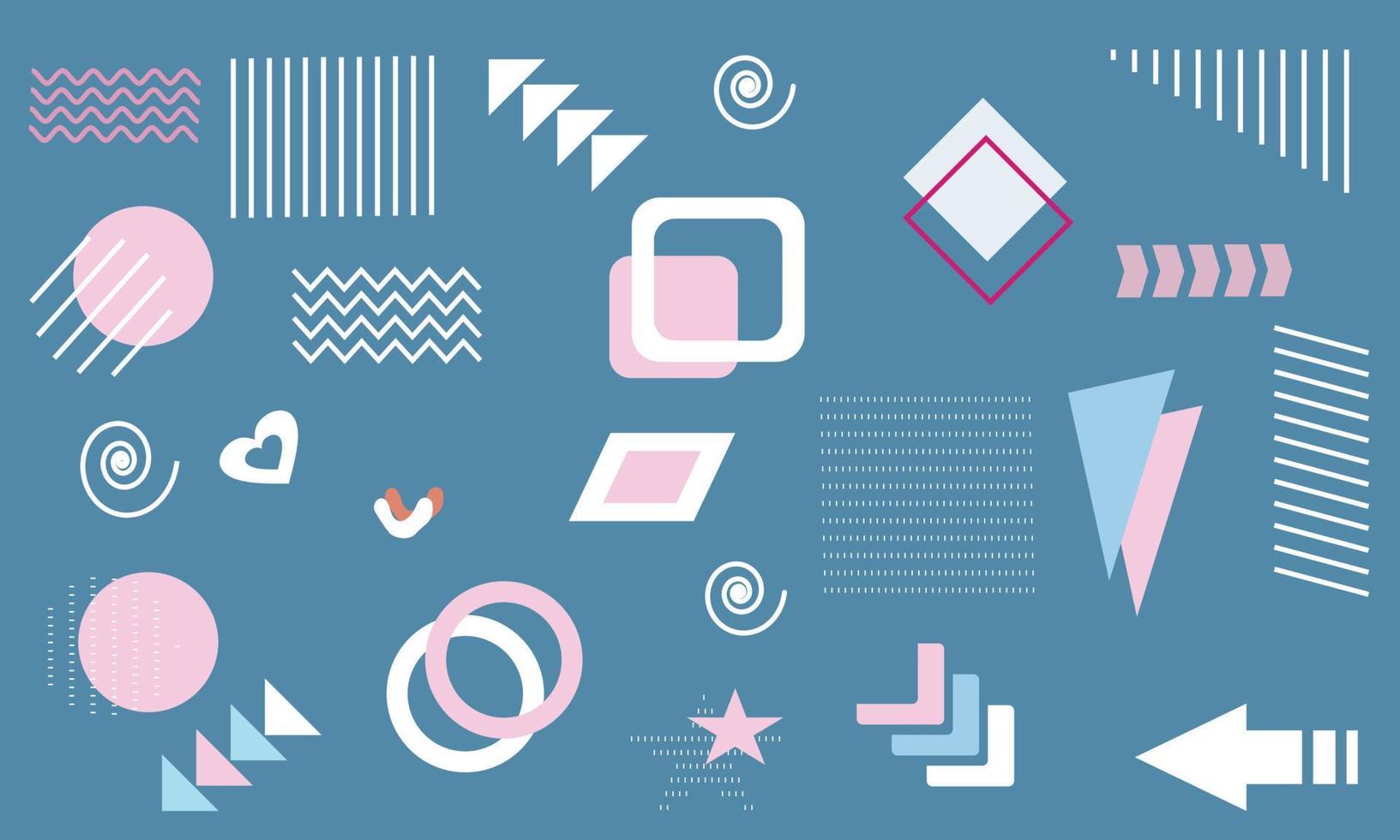 Geometric shape for desain vector