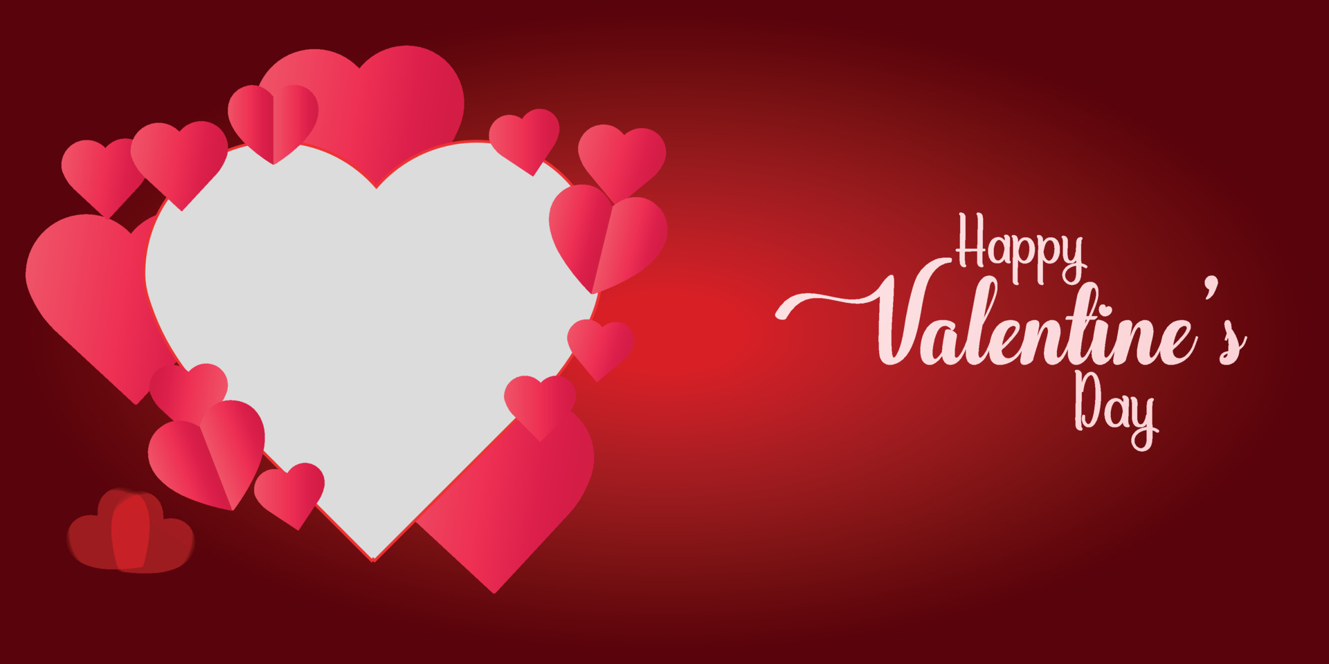 Happy valentines day cards for holiday background with cute animated hearts  6084998 Vector Art at Vecteezy