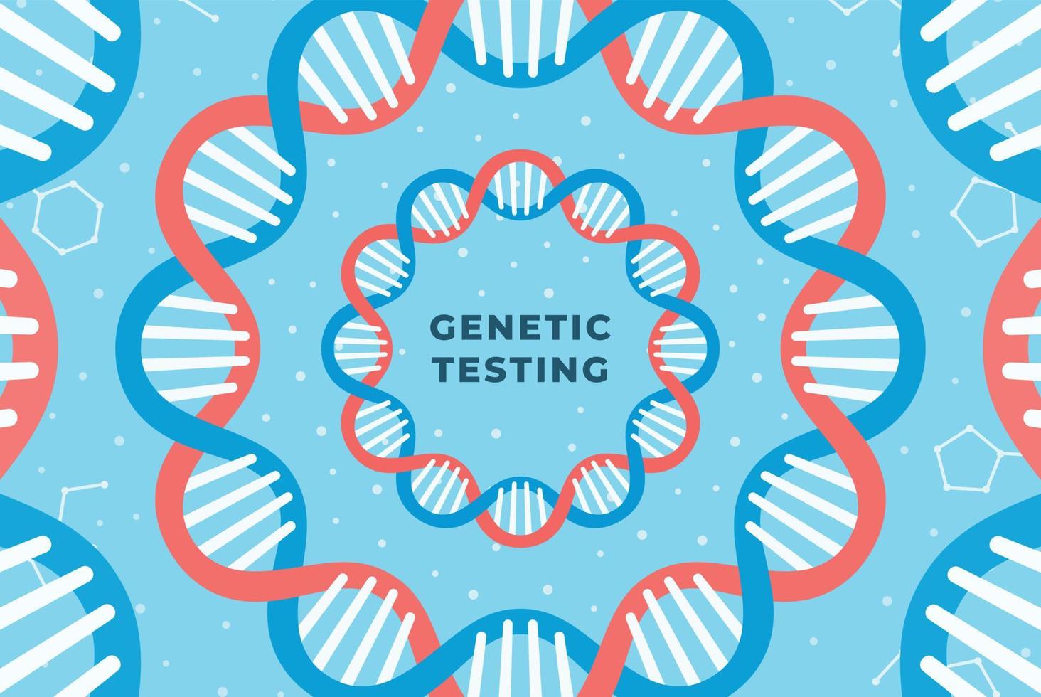 DNA vector illustration provides genetic data from a variety of materials and people and applies to many important issues.