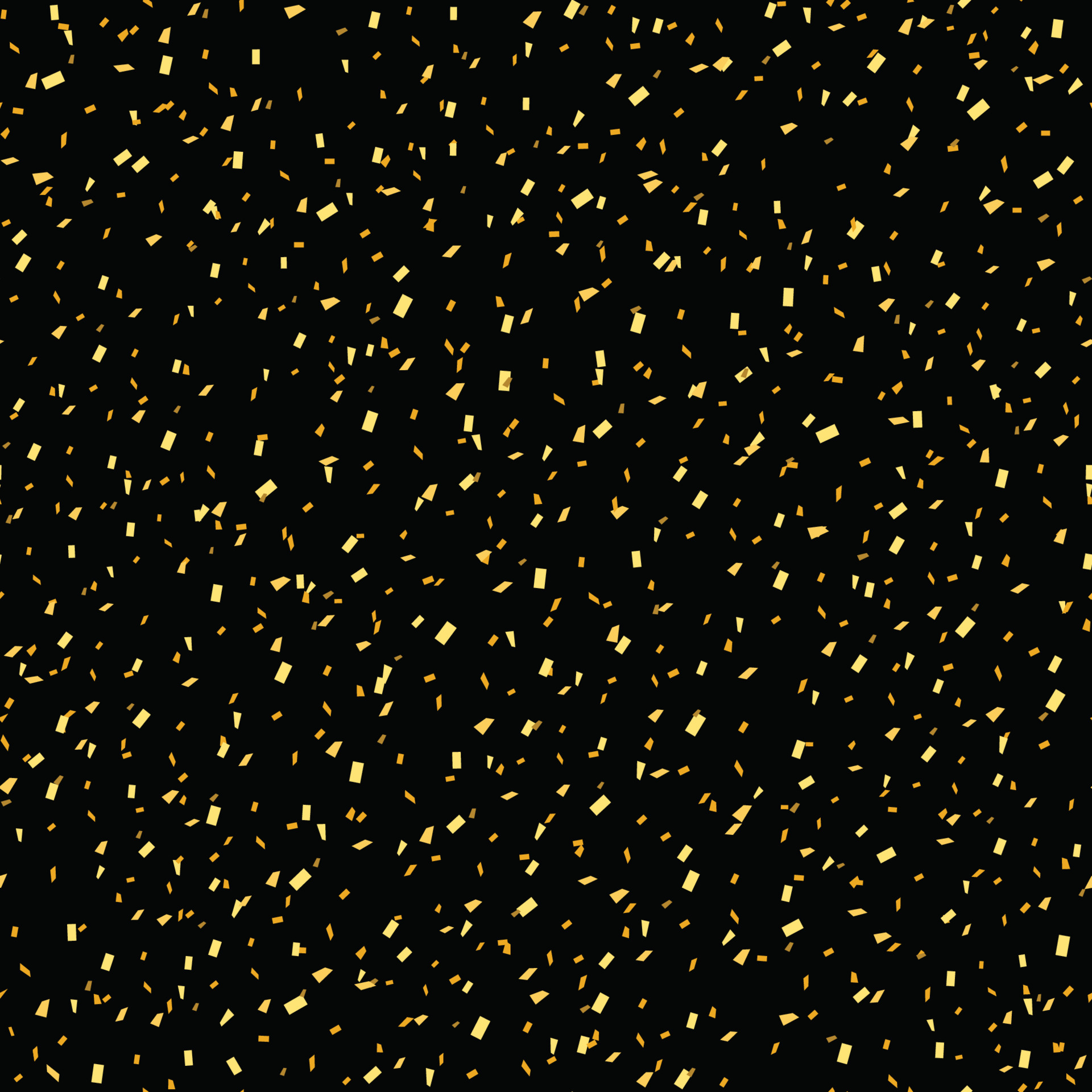 Seamless Pattern With Golden Confetti Festive Background With Square