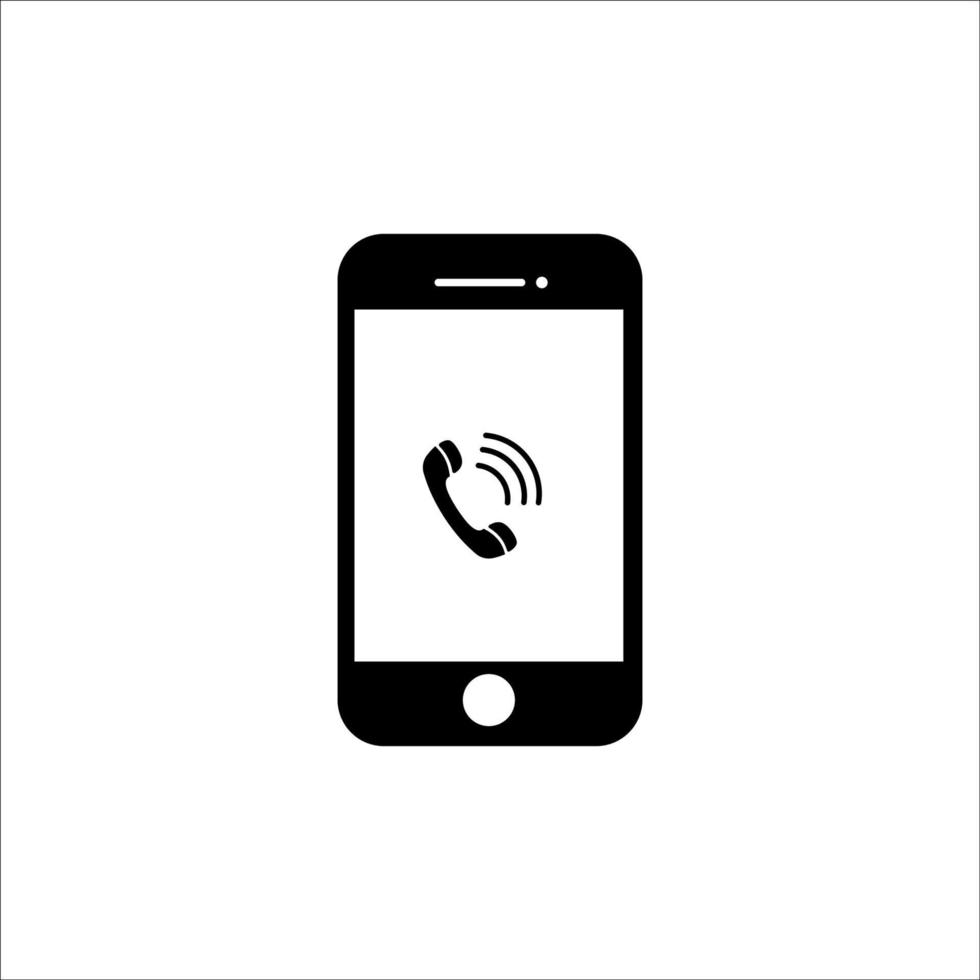 smartphone icon vector ringing phone call