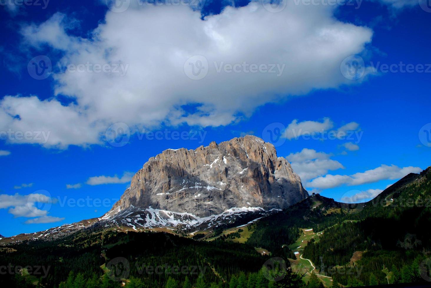 high mountain when hiking photo