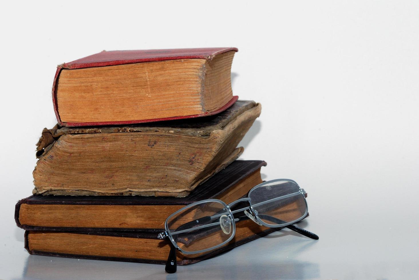 books with glasses photo