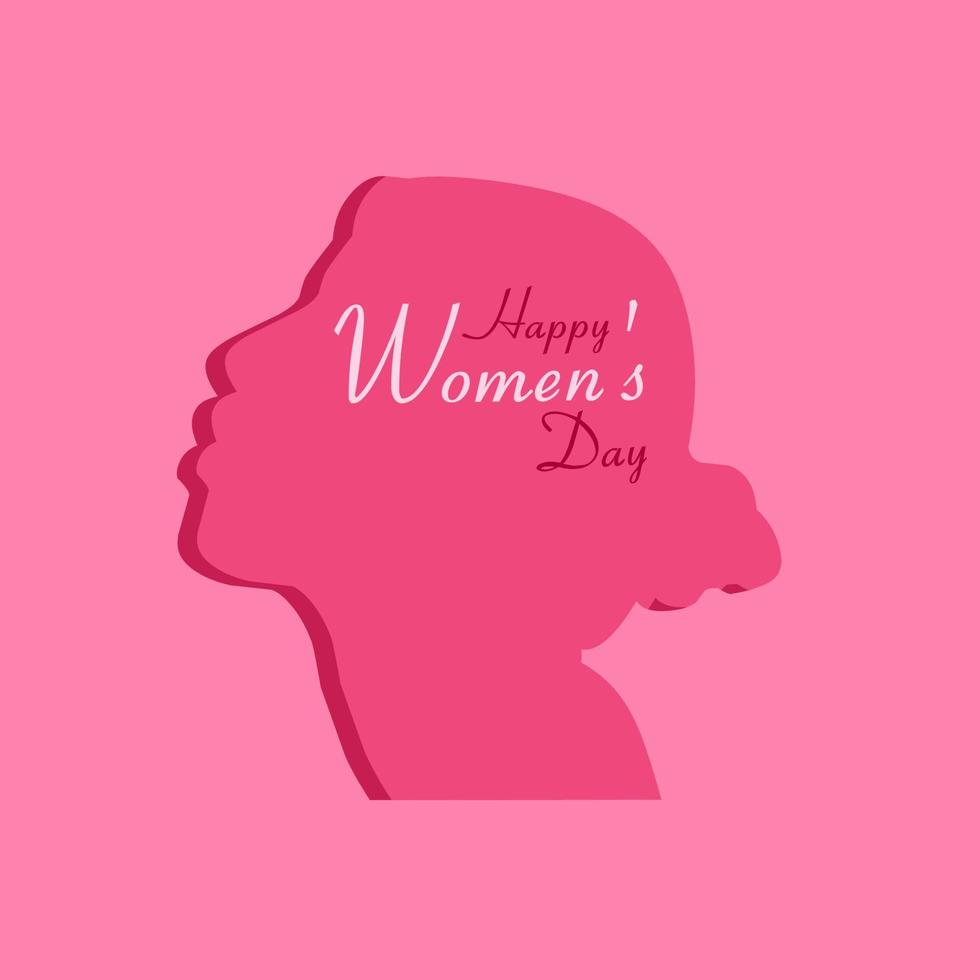 Illustration vector happy women's day