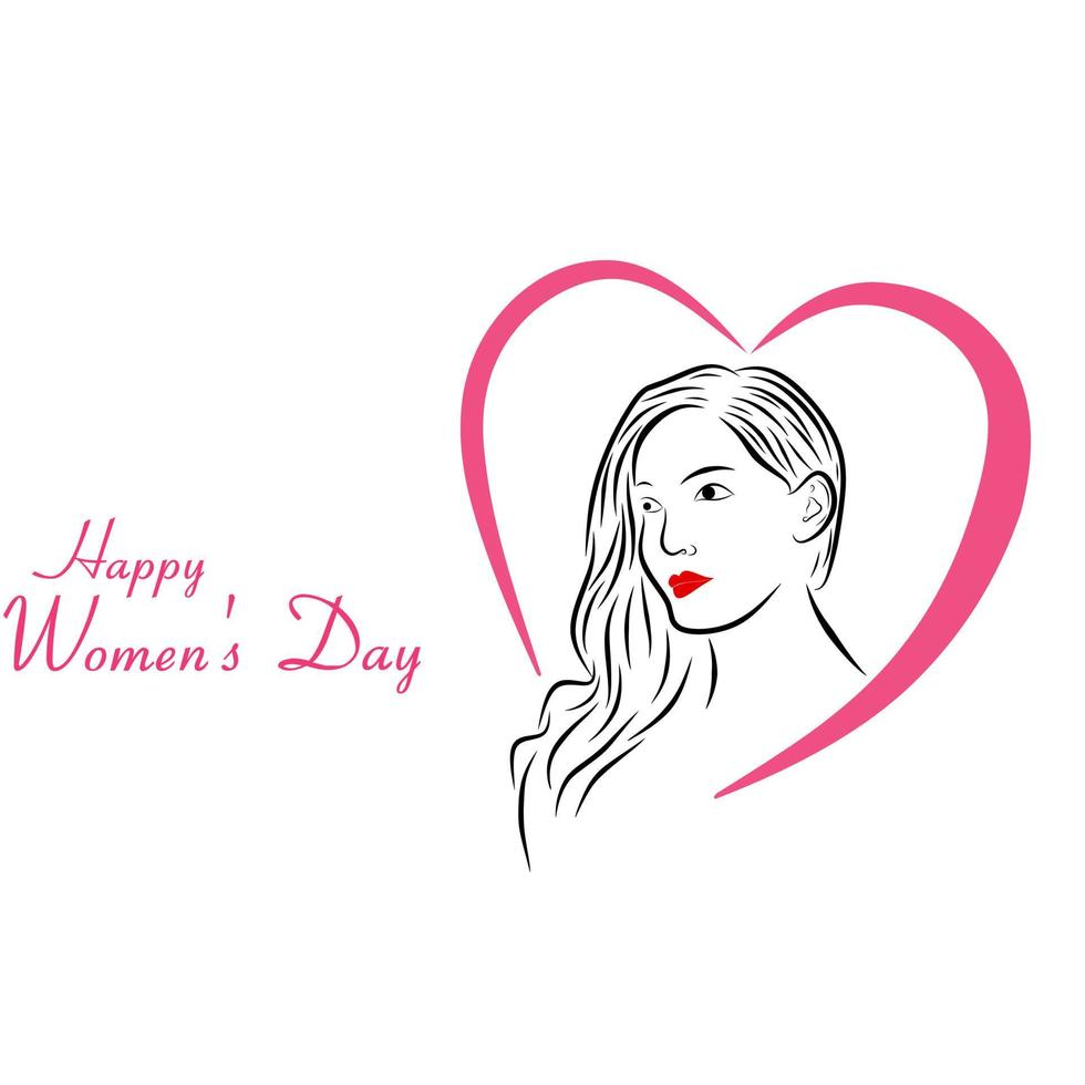 Vector happy Women's Day