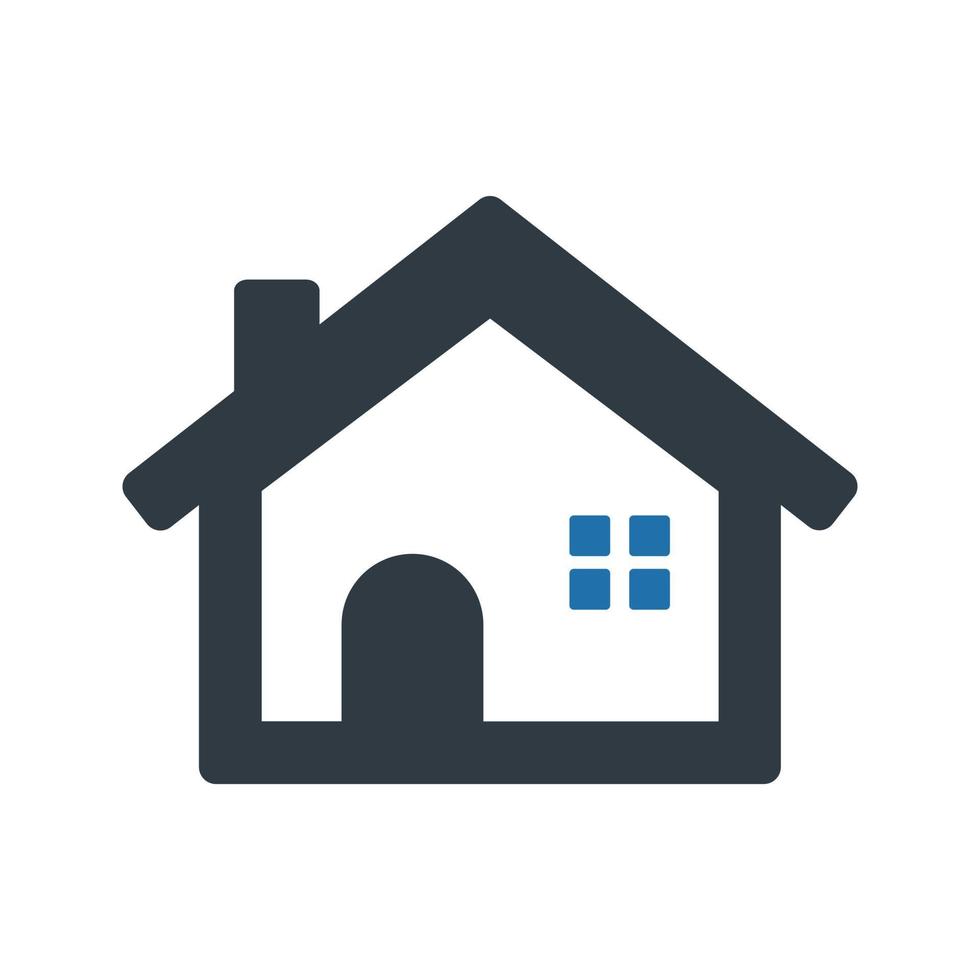 Home, homepage icon on white background vector