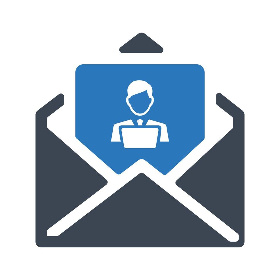 Job letter icon on white background vector